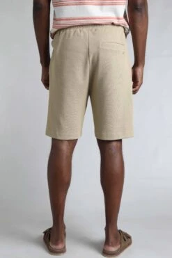 Pasco Pique Jersey Shorts Flint Stone 12 Pasco Pique Jersey Shorts Flint Stone -Everyday Luxe 123783