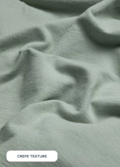 Wooster Crepe Knit Shirt Limestone -Everyday Luxe 124059