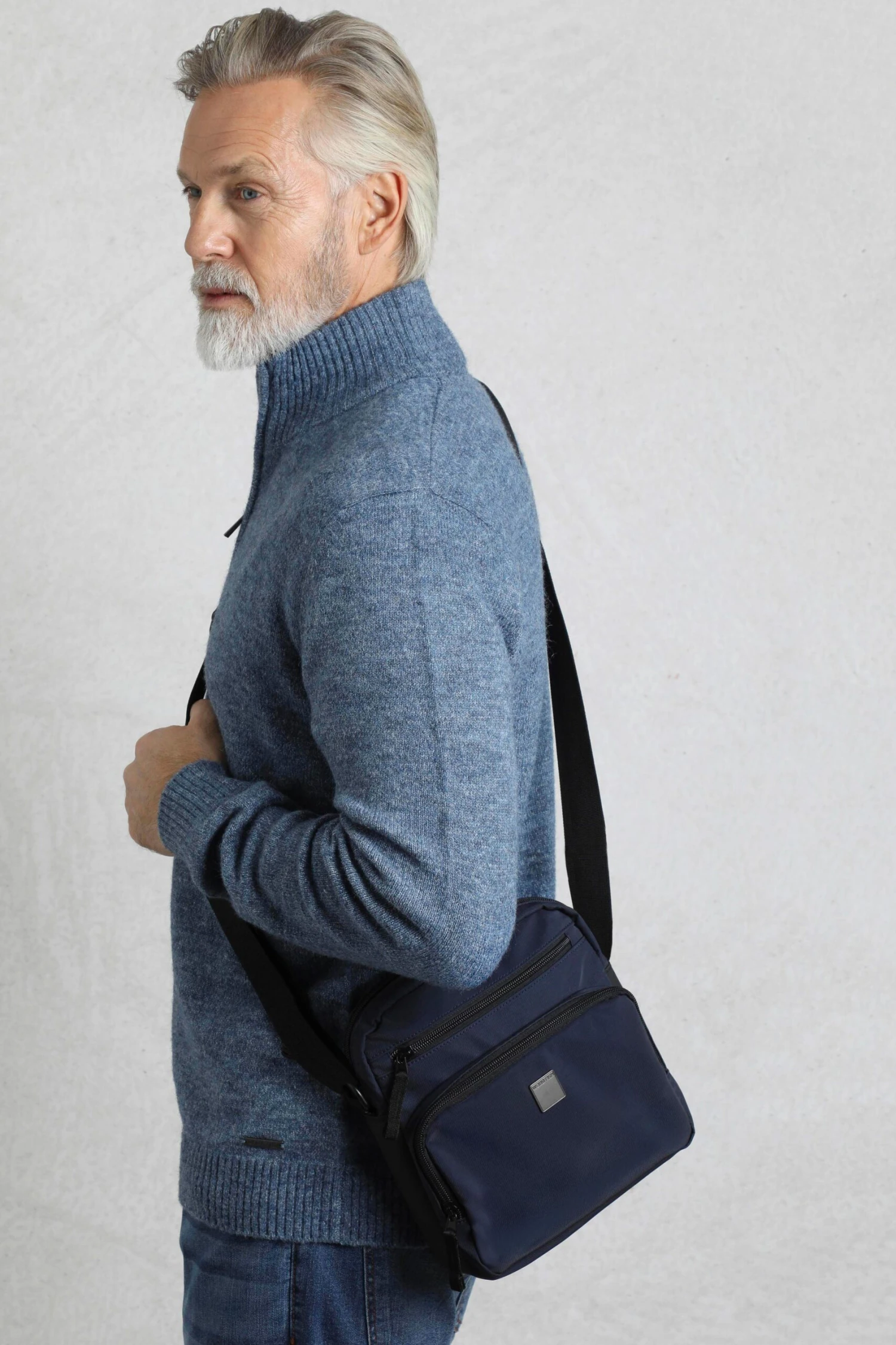 Crowley Commuter Crossbody Bag Navy 3 Crowley Commuter Crossbody Bag Navy