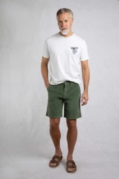 Munro Cord Shorts Army Green 12 Munro Cord Shorts Army Green -Everyday Luxe 124120