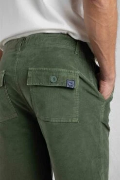 Munro Cord Shorts Army Green 15 Munro Cord Shorts Army Green -Everyday Luxe 124123