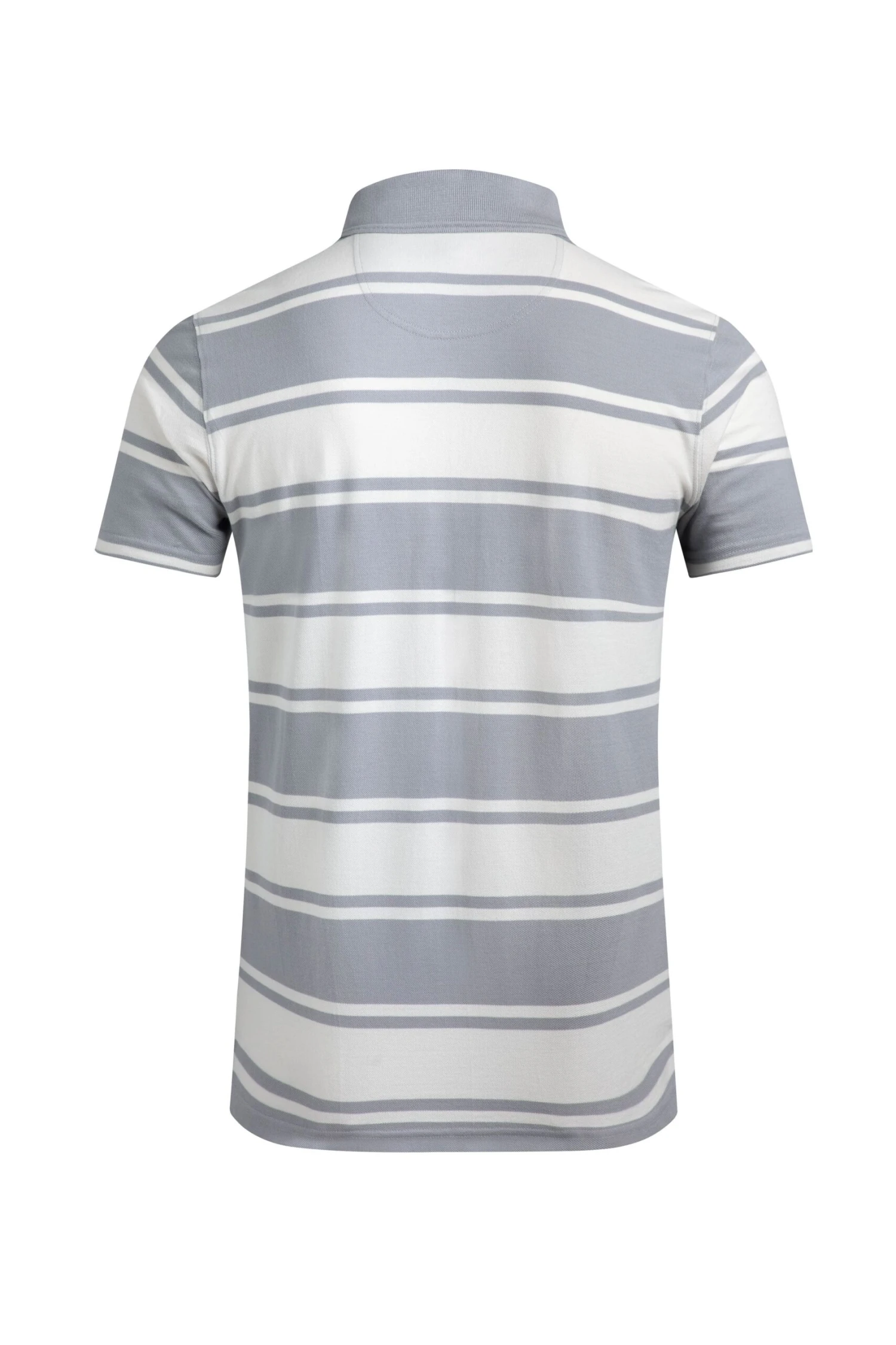 Henry Striped Pique Polo Shirt Limestone 8 Henry Striped Pique Polo Shirt Limestone - Image 6