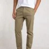 Freddie Super Soft Chino Trousers Burnt Olive -Everyday Luxe 124704