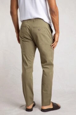 Freddie Super Soft Chino Trousers Burnt Olive 11 Freddie Super Soft Chino Trousers Burnt Olive -Everyday Luxe 124705