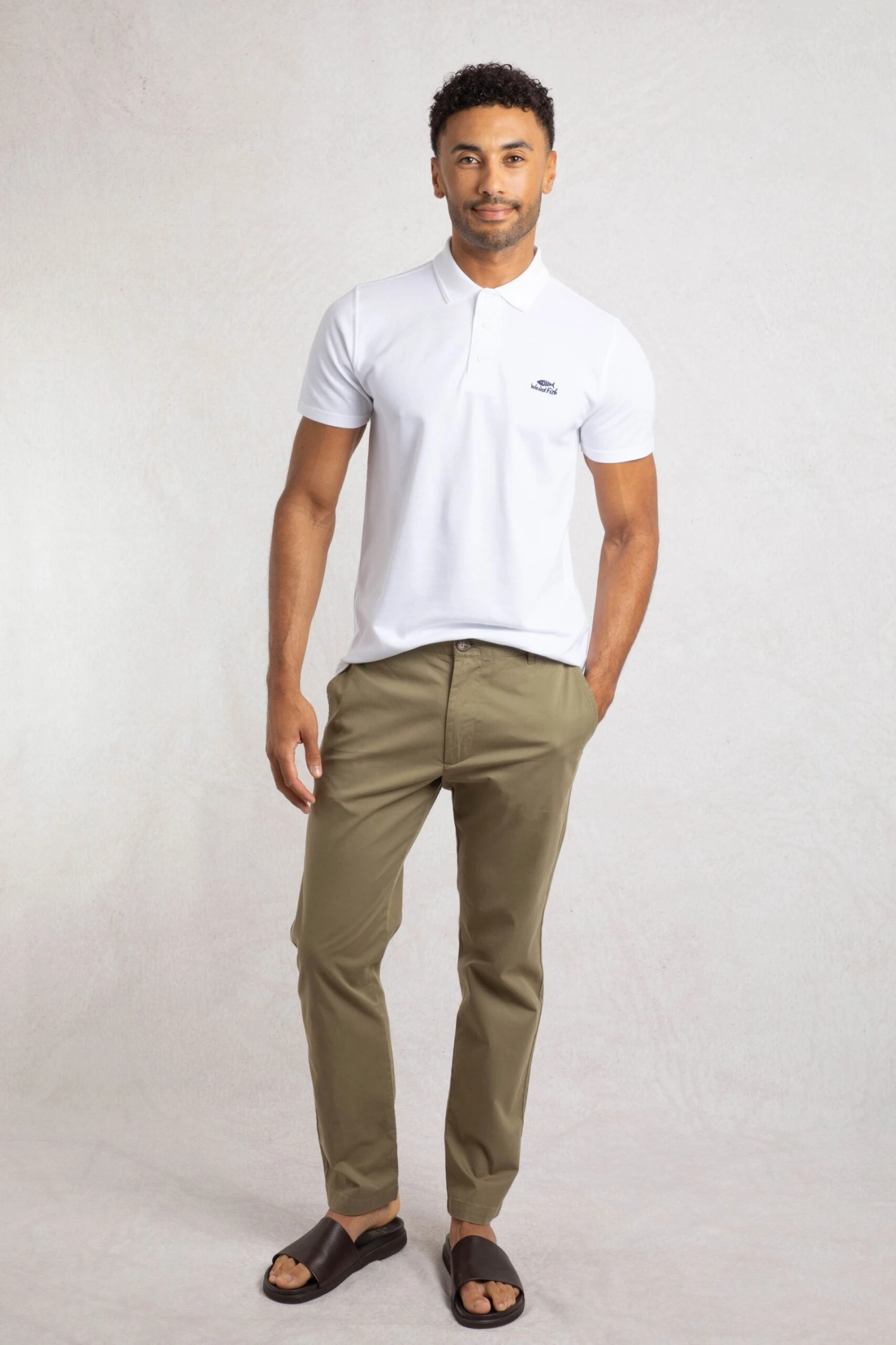 Freddie Super Soft Chino Trousers Burnt Olive 6 Freddie Super Soft Chino Trousers Burnt Olive - Image 4