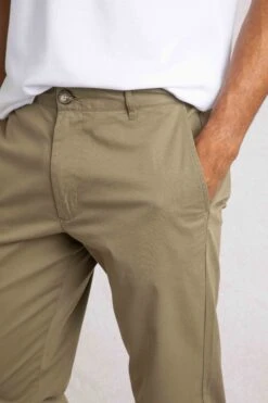 Freddie Super Soft Chino Trousers Burnt Olive 13 Freddie Super Soft Chino Trousers Burnt Olive -Everyday Luxe 124707