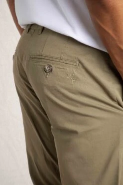 Freddie Super Soft Chino Trousers Burnt Olive 15 Freddie Super Soft Chino Trousers Burnt Olive -Everyday Luxe 124708