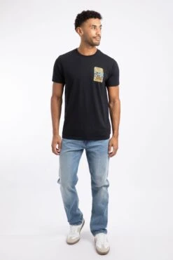 Parrots Of The Caribbean Back Print Artist T-Shirt Black 11 Parrots Of The Caribbean Back Print Artist T-Shirt Black -Everyday Luxe 125468