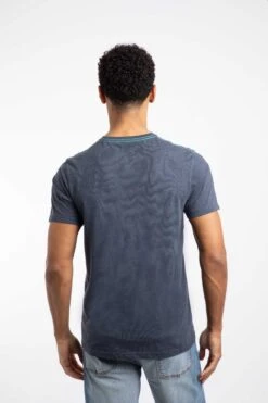 Double Fish Front Print Graphic T-Shirt Navy 10 Double Fish Front Print Graphic T-Shirt Navy -Everyday Luxe 125488