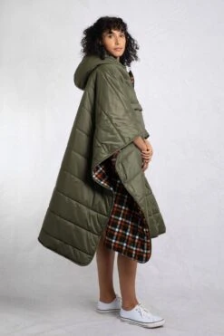 Indiana Showerproof Blanket Robe Fir Green 22 Indiana Showerproof Blanket Robe Fir Green -Everyday Luxe 125608