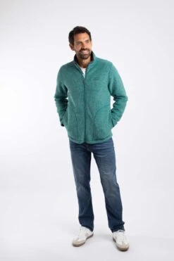 Shires Full Zip Grid Fleece Leaf Green -Everyday Luxe 125803