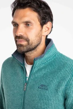 Shires Full Zip Grid Fleece Leaf Green -Everyday Luxe 125804