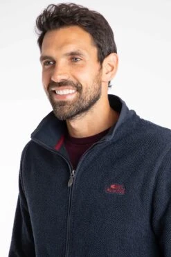 Merrill Full Zip Textured Fleece Midnight 15 Merrill Full Zip Textured Fleece Midnight -Everyday Luxe 126192