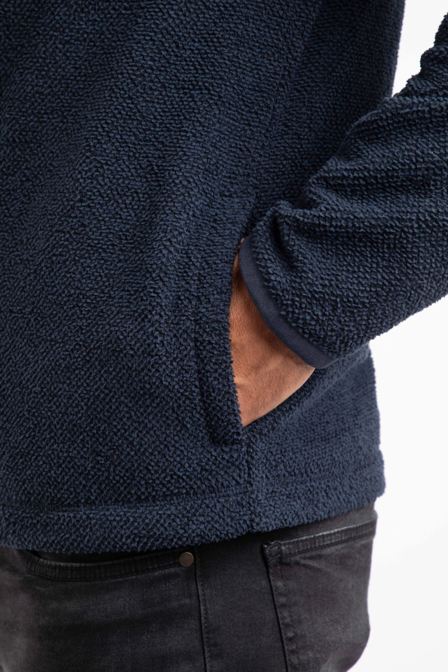 Merrill Full Zip Textured Fleece Midnight 10 Merrill Full Zip Textured Fleece Midnight - Image 8