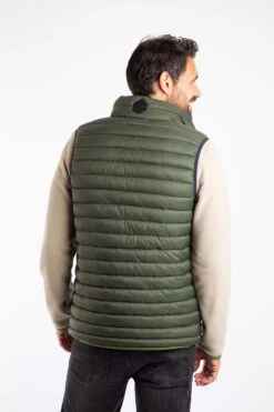 Langtree Lightweight Showerproof Padded Gilet Deep Lichen Green -Everyday Luxe 126214