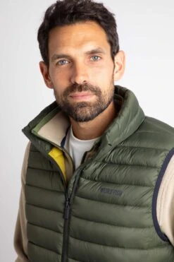 Langtree Lightweight Showerproof Padded Gilet Deep Lichen Green -Everyday Luxe 126216