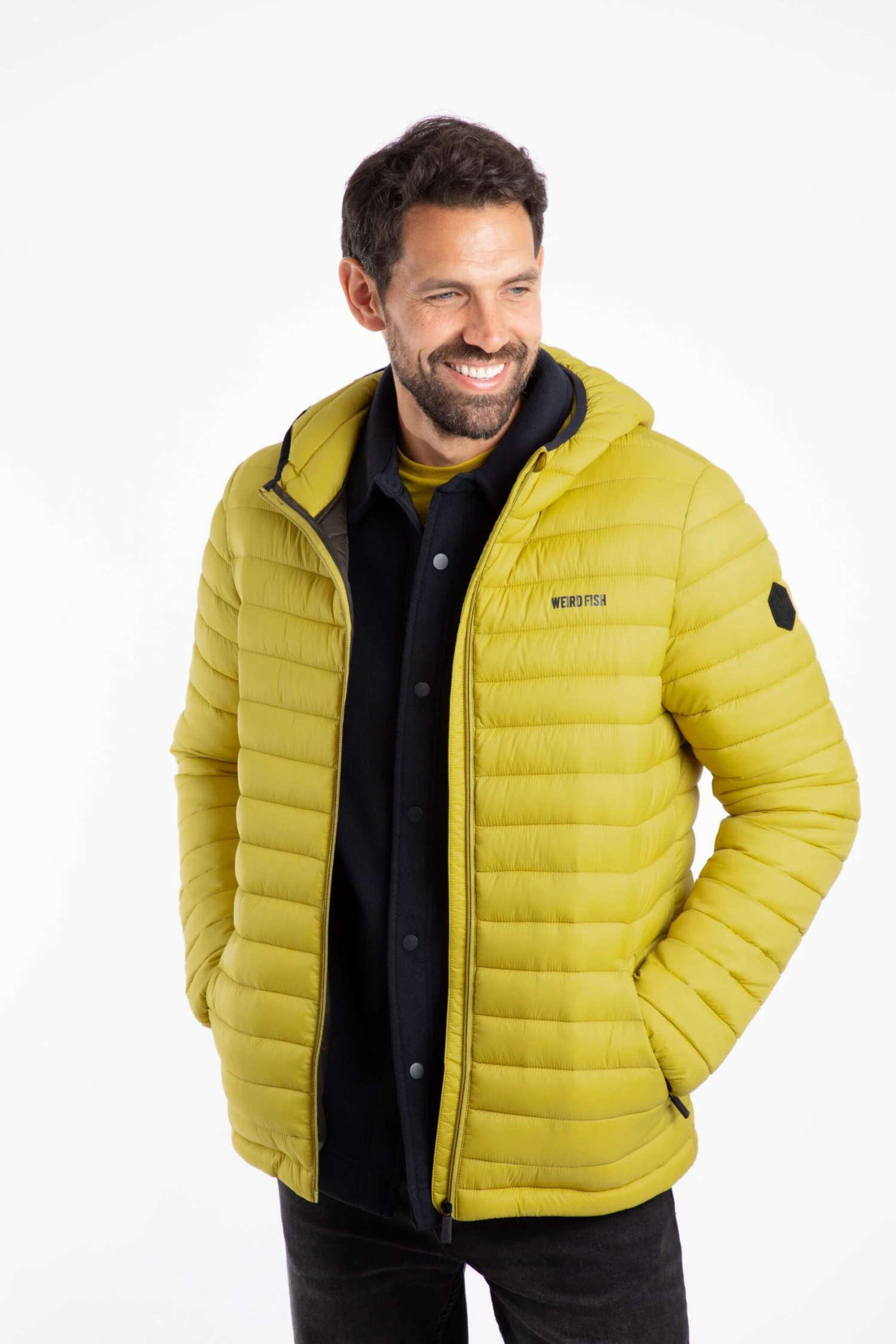 Flete Lightweight Showerproof Padded Hooded Jacket Antique Moss 4 Flete Lightweight Showerproof Padded Hooded Jacket Antique Moss - Image 2