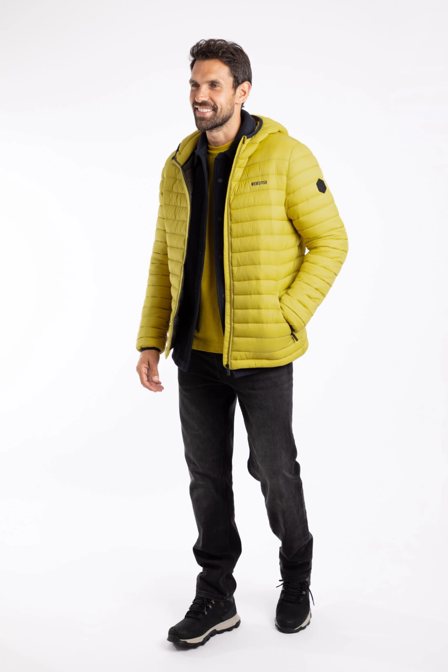 Flete Lightweight Showerproof Padded Hooded Jacket Antique Moss 7 Flete Lightweight Showerproof Padded Hooded Jacket Antique Moss - Image 5