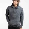 Perranporth Embossed Grindle Hoodie Black -Everyday Luxe 126564