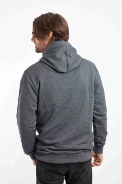 Perranporth Embossed Grindle Hoodie Black -Everyday Luxe 126566