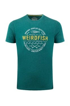 Waves Front Print Graphic T-Shirt Forest Green 9 Waves Front Print Graphic T-Shirt Forest Green -Everyday Luxe 126615