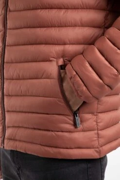 Crantock Lightweight Showerproof Padded Jacket Conker -Everyday Luxe 127100