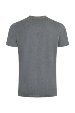 Explorer Front Print Graphic T-Shirt Iron Stone -Everyday Luxe 127175