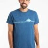 Pyramid Vista Chest Stripe Graphic T-Shirt Ensign Blue 2 Pyramid Vista Chest Stripe Graphic T-Shirt Ensign Blue -Everyday Luxe 127219