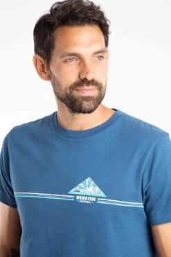 Pyramid Vista Chest Stripe Graphic T-Shirt Ensign Blue 12 Pyramid Vista Chest Stripe Graphic T-Shirt Ensign Blue -Everyday Luxe 127223