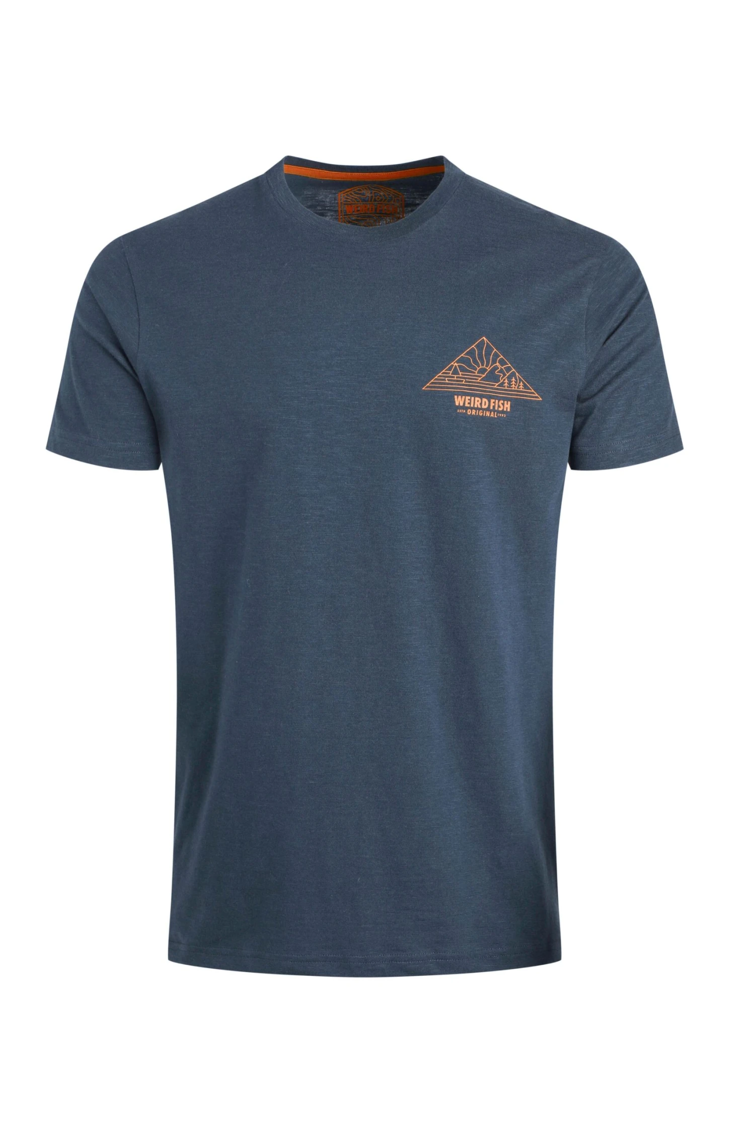 Pyramid View Back Print Graphic T-Shirt Navy 4 Pyramid View Back Print Graphic T-Shirt Navy - Image 2