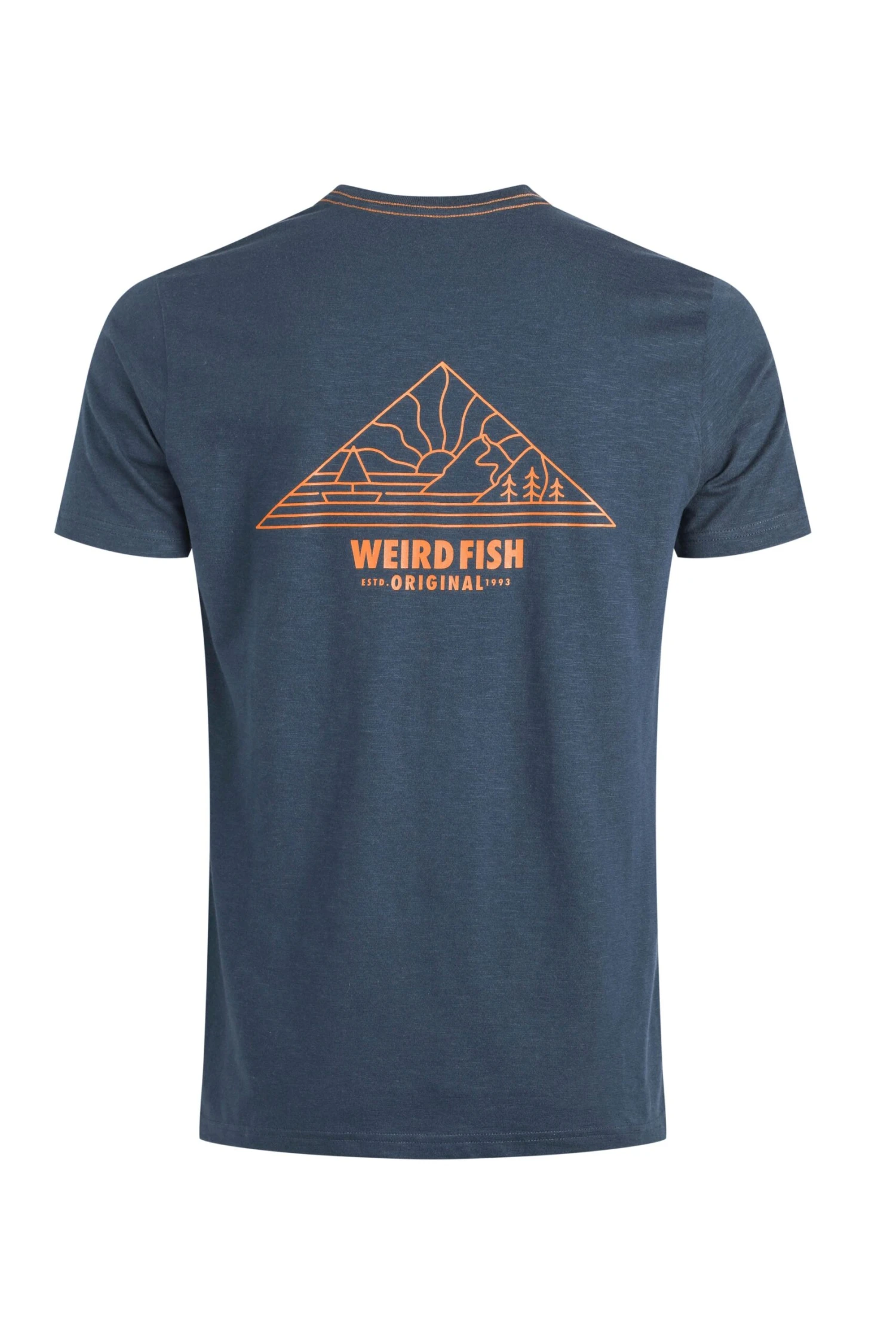 Pyramid View Back Print Graphic T-Shirt Navy 8 Pyramid View Back Print Graphic T-Shirt Navy - Image 6
