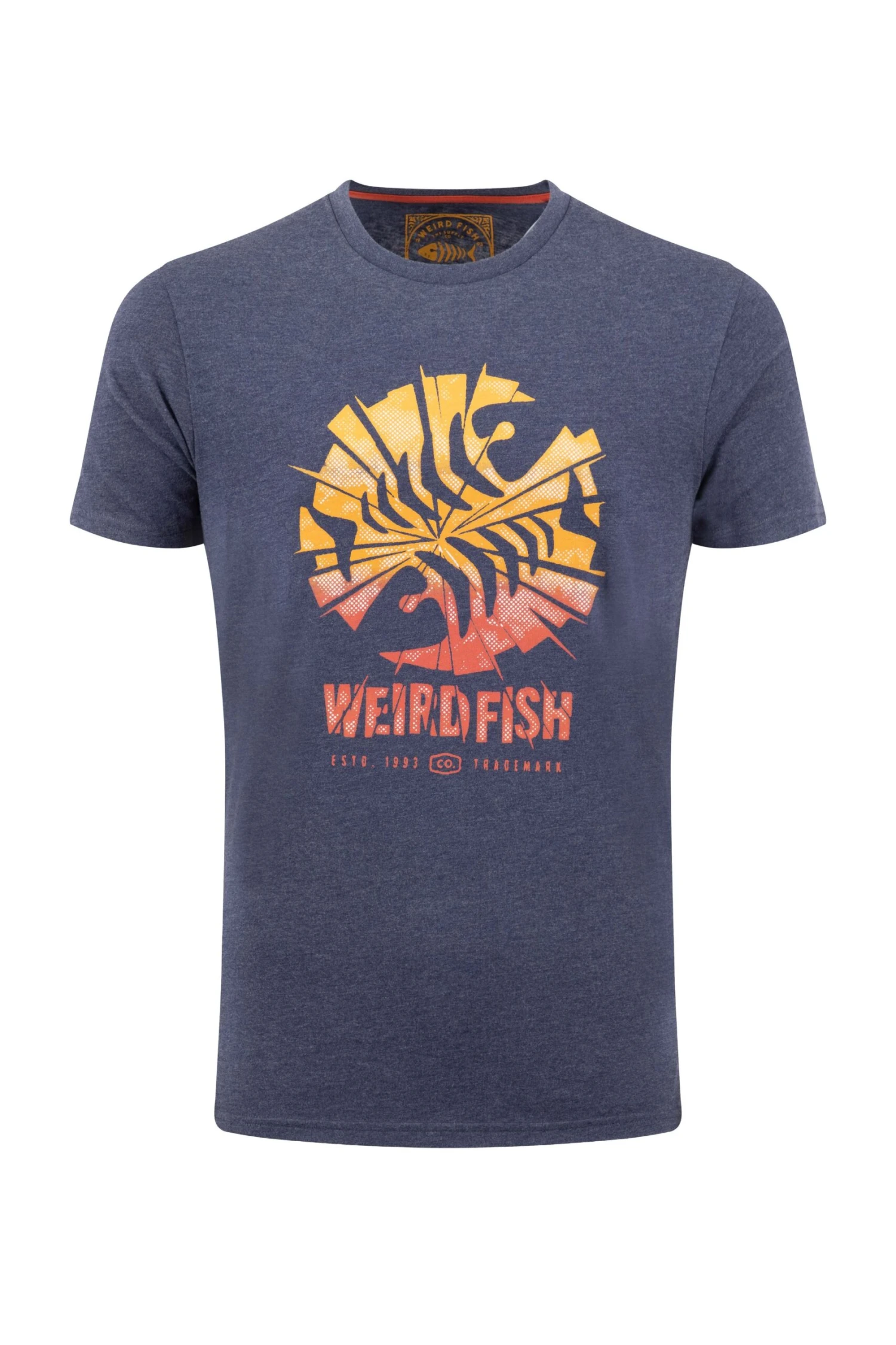 Shatter Front Print Graphic T-Shirt Dark Blue 4 Shatter Front Print Graphic T-Shirt Dark Blue - Image 2