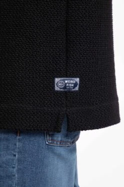 Bakersfield Button Neck Macaroni Hoodie Black 15 Bakersfield Button Neck Macaroni Hoodie Black -Everyday Luxe 127925