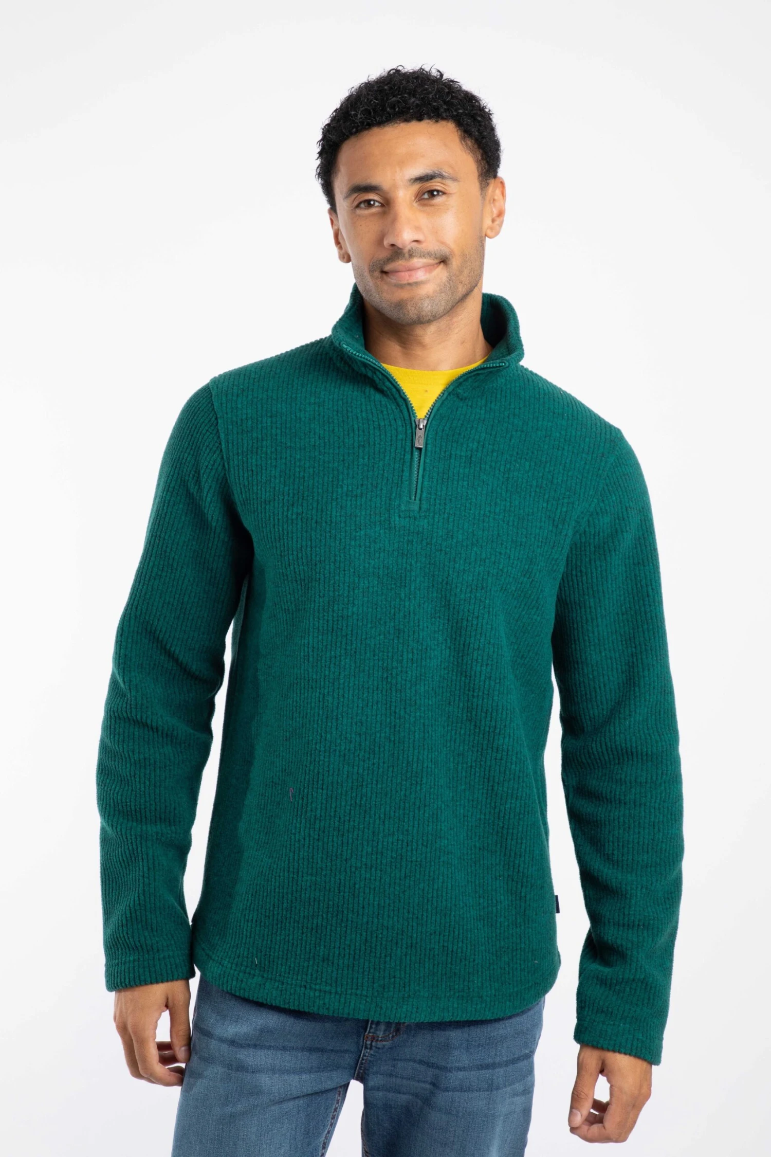 Newport 1/4 Zip Ribbed Fleece Deep Teal 3 Newport 1/4 Zip Ribbed Fleece Deep Teal
