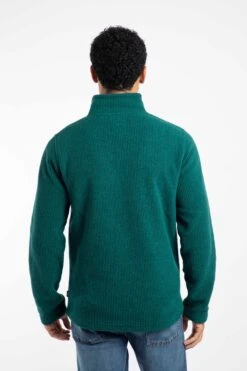 Newport 1/4 Zip Ribbed Fleece Deep Teal 11 Newport 1/4 Zip Ribbed Fleece Deep Teal -Everyday Luxe 127956