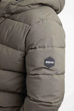 Calderwood Heavy Weight Padded Jacket Deep Lichen Green -Everyday Luxe 129168