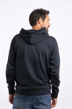 Bryant Graphic Pop Over Hoodie Black -Everyday Luxe 129198