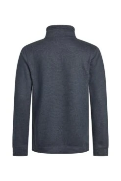 Brampton Branded 1/4 Zip Sweatshirt Navy -Everyday Luxe 129249
