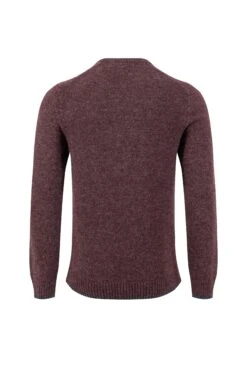 Gorleston Crew Neck Jumper Aubergine -Everyday Luxe 129407
