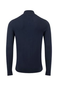Frederick 1/4 Zip Fine Knit Jumper Midnight 17 Frederick 1/4 Zip Fine Knit Jumper Midnight -Everyday Luxe 129725