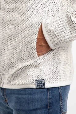 Transom Full Zip Macaroni Sweatshirt Ecru 19 Transom Full Zip Macaroni Sweatshirt Ecru -Everyday Luxe 67531