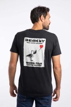 Beaksy Back Print Artist T-Shirt Black 11 Beaksy Back Print Artist T-Shirt Black -Everyday Luxe 90837