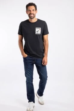 Beaksy Back Print Artist T-Shirt Black 12 Beaksy Back Print Artist T-Shirt Black -Everyday Luxe 91704