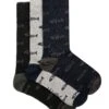 Ronan Branded Bones Socks 3 Pack Grey -Everyday Luxe 99684