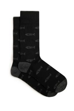 Ronan Branded Bones Socks 3 Pack Grey -Everyday Luxe 99687