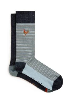 Moreton Socks 2 Pack Navy