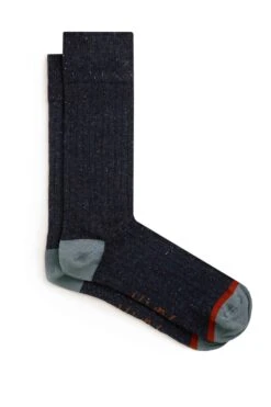 Moreton Socks 2 Pack Navy -Everyday Luxe 99705