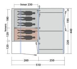 Outwell Maryland 5 Air Tent 205 16 Outwell Maryland 5 Air Tent 205 -Everyday Luxe 9b821eda 2b20 4553 93df 85d64d9df0a9