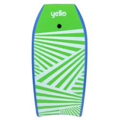 Yello 41" Slick Zig Zag Bodyboard (Blue) -Everyday Luxe BGG1606 yello 41inch slick zig zag bodyboard blue 2