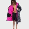 Dryrobe Advance Long Sleeve Black Camouflage Pink - RECYCLED